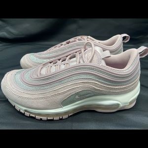 Nike Air Max 97 ‘Particle Rose’ Silver Shoes AT0071-600 Women’s Sz 6.5